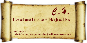 Czechmeiszter Hajnalka névjegykártya